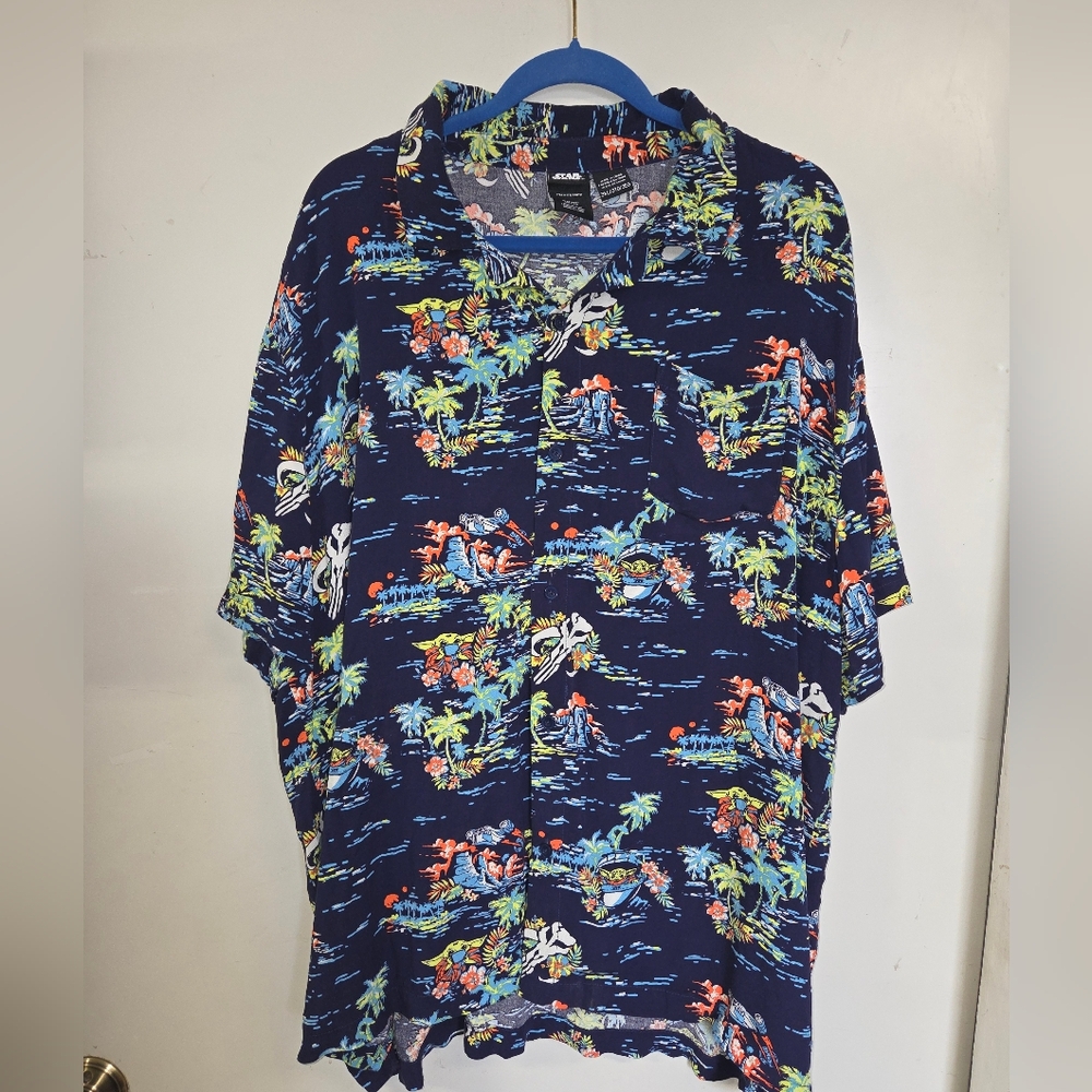 Colorful Star Wars Print Shirt
